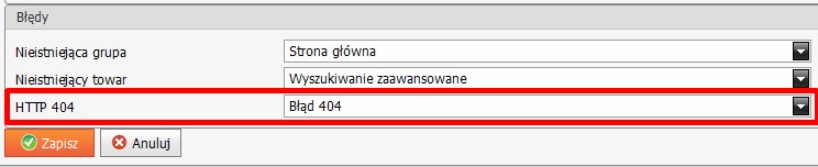 1 Nowości 1.1 Własna strona błędu 404 W Comarch ERP e-sklep 7.3 umożliwiono zdefiniowanie własnej strony błędu 404, która będzie wyświetlana, gdy sklep zwróci błąd 404 (nie znaleziono).