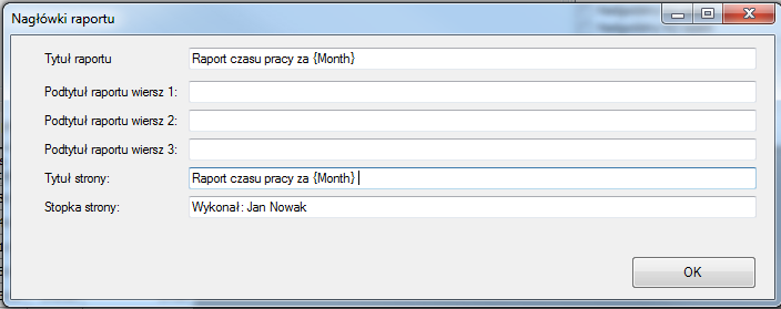 Rysunek 29. Zmiana nazwy kolumny Teraz wszystko zostało ustawione tak, jak powinno. Pozostało pozbycie się podtytułu Zestawienie wg grup oraz zmiana tytułu. Aby to zrobić wykonaj kolejne kroki: 9.