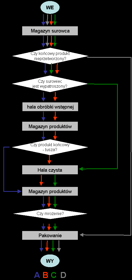 Schemat procesów w