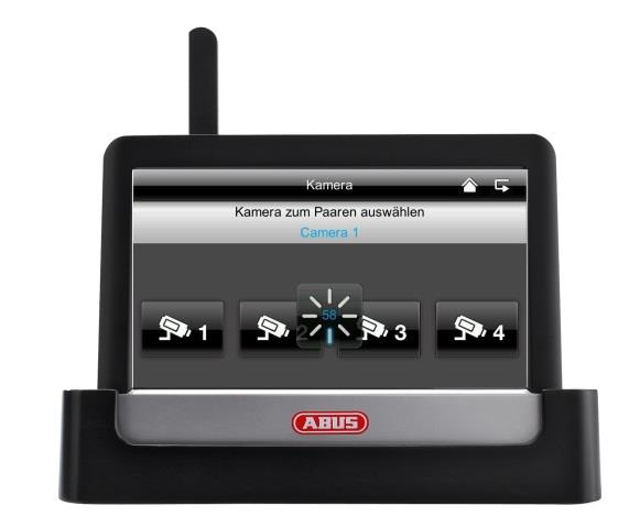La autonomía en funcionamiento con la batería es de aprox. 1,5 horas. Atención: La batería integrada le permite usar el monitor de forma flexible.