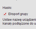 Nazwa dowolny identyfikator Adres adres IP urządzenia lub nazwa domenowa Port numer portu SDK urządzenia (domyślnie dekodery HIKVISION wykorzystują port 8000) Nazwa