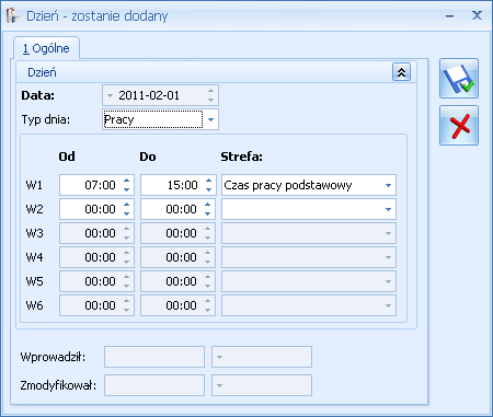 Podręcznik Użytkownika systemu Comarch OPT!MA Str. 115 Uwaga: W roku 2011 listę stałych Świąt uzupełniono o Święto Trzech Króli (6 stycznia).