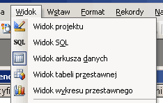 3) Większe możliwości kontroli danych przy sortowaniu lub filtrowaniu można uzyskać wskazując polecenie Filtr w menu Rekordy i wybierając polecenie Zaawansowany filtr/sortowanie.