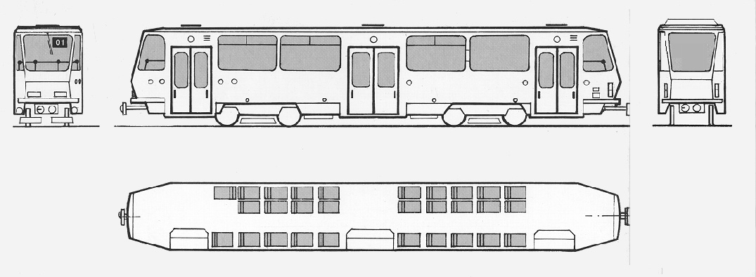 Eksperyment dotyczący dodatkowego wagonu rowerowego w tramwajach, rok 2001 (2) Dodatkowy