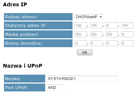 3.3. Domyślne ustawienia fabryczne Przycisk S1 umożliwia przywrócenie ustawień fabrycznych.