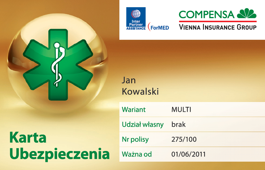 JAK KORZYSTAĆ Z UBEZPIECZENIA? Ubezpieczenie zapewnia bezgotówkowy dostęp do świadczeń zdrowotnych objętych umową w sieci ponad 800 Rekomendowanych Placówek Medycznych na terenie całej Polski.
