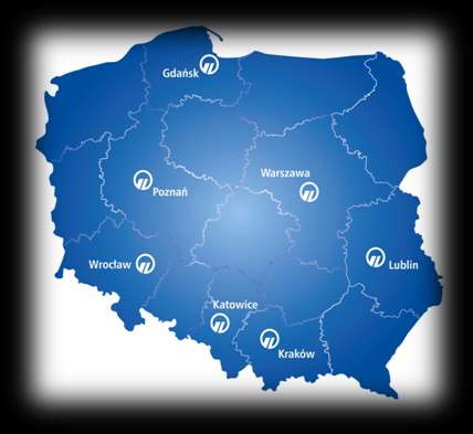 Gdańsk; ul. Piwna 1/2 Poznań; ul. Reymonta 5/2 Warszawa; ul.