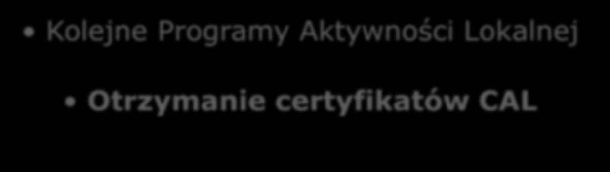 2008 Szkolenie w pigułce z CAL dla kierowników, zastępców, wybranych pracowników
