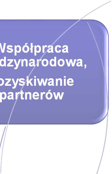 Transfer technologii i innowacji Współpraca międzynarodowa, pozyskiwanie partnerów Dostęp do funduszy Wzmocnienie zdolności MŚP do zarządzania procesami