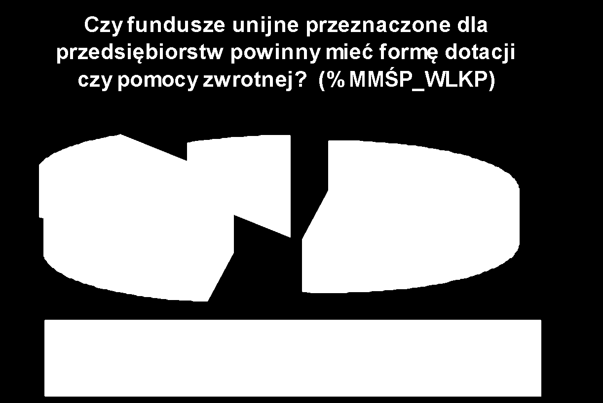 Wg MMŚP_WLKP fundusze unijne powinny mieć formę dotacji.