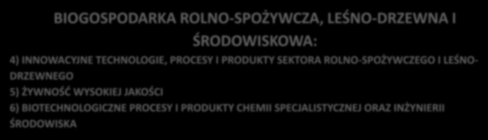 Krajowe Inteligentne Specjalizacje Ministerstwo Gospodarki określiło 19 Krajowych Inteligentnych Specjalizacji, w które muszą wpisywać się projekty w ramach PO IR.