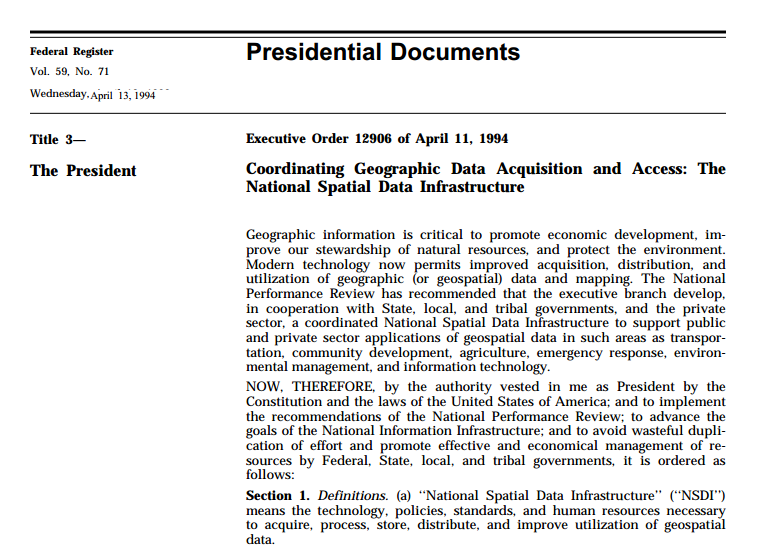 OBNIŻENIE KOSZTÓW POZYSKANIA DANYCH POCZĄTKI OPEN DATA W SDI 1990 Początki NSDI w USA i jego pragmatyzm.