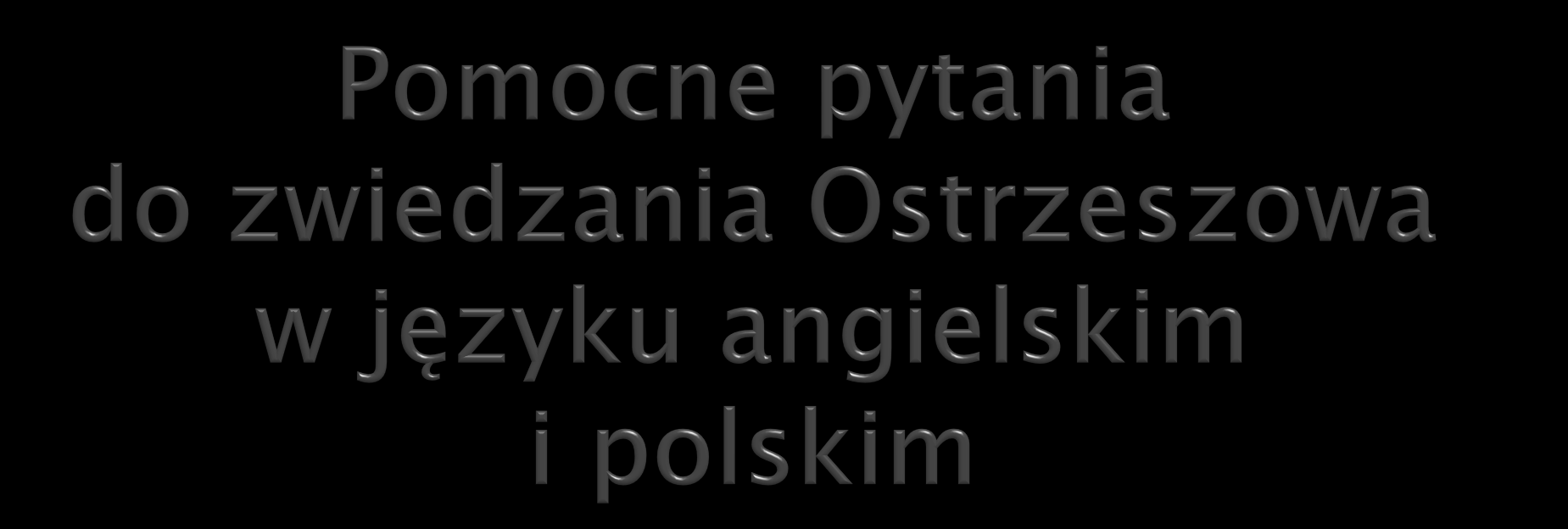 English and