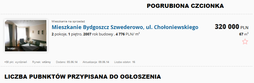 Pakiety Kodów 1/4 Pakiety kodów to wewnętrzna waluta Dom.Gratka.pl służąca m.in. do pozycjonowania ogłoszeń na liście wyników wyszukiwania.