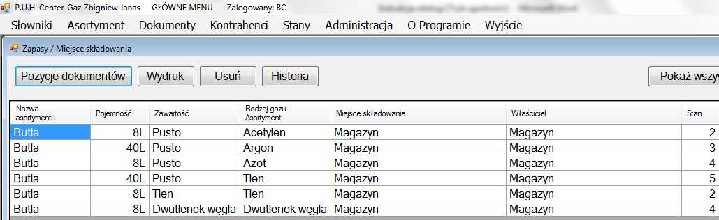 Poniżej prezentujemy najważniejsze cechy Systemu Zarządzania Opakowaniami Zwrotnymi: Dostęp do zapasów związanych z opakowaniami zwrotnymi.