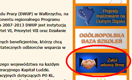 Gdzie szukać informacji o projektach oferujących bezzwrotne dofinansowanie do nowootwieranych działalności gospodarczych. Portal Funduszy Europejskich https://www.