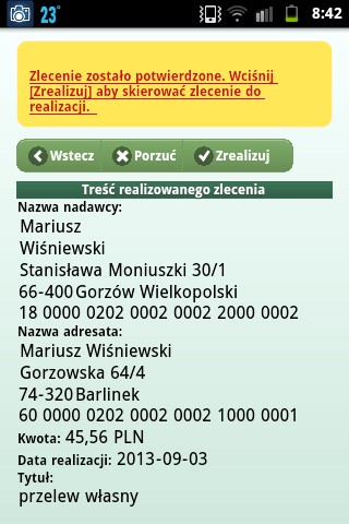 Przedsiębiorstwo Informatyczne SABA SERVICE Sp z oo 74-320 Barlinek; ul Gorzowska 64/4 e-mail:biuro@sabaservicepl Po otwarciu wiadomości i kliknięciu linku znajdującego się treści wiadomości