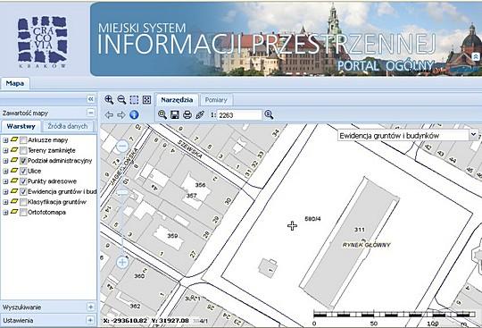 GeoServer Aplikacja portalowa wraz z nakładką graficzną np.