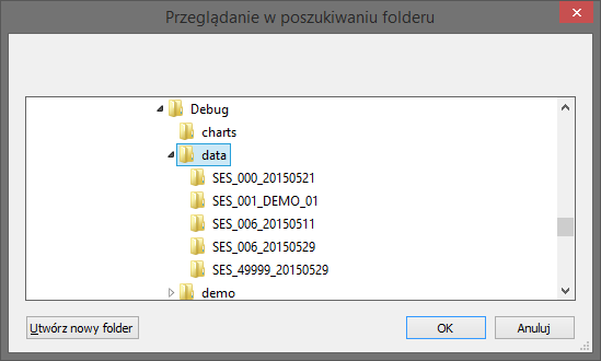 7 / 18 Opis zdarzenia po wybraniu pliku do analizy z okna Lista zdarzeń, wyświetlane są dane dotyczące: Data data aktualnie przeglądanej rejestracji, Czas czas rejestracji zdarzenia (hh:mm:ss)
