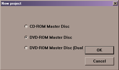 Po wybraniu DVD-ROM Master Disc ujrzymy okno główne programu: Teraz wybieramy zakładkę Volume i