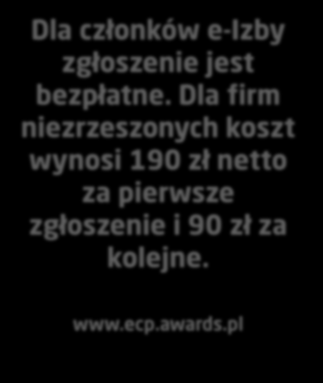 E-COMMERCE POLSKA AWARDS 2014 Zapraszamy na drugą edycję konkursu dla e-sklepów!
