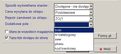 naszego sklepu. 9. Chcąc korzystać z promocji należy dodać dodatkowe własne pole o nazwie QApromo ( nie dotyczy EuroFirmy Start) 8.