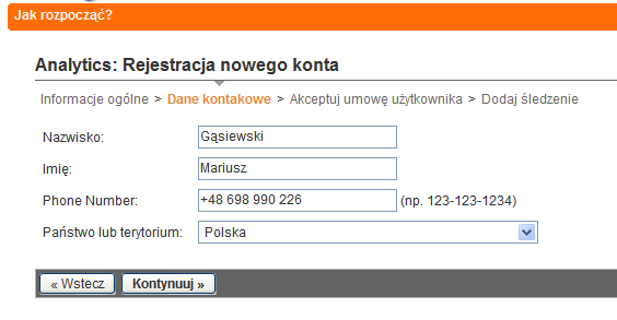 Zaloguj się na konto Google (jeżeli korzystasz z innych usług Google, np.