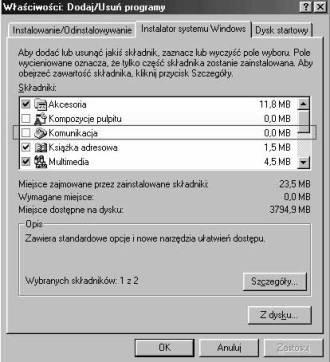 aspx?family I D=be625dbb-5afe-426a-bc0a- 71aac2000ae8&DisplayLang=en Przed rozpoczęciem instalacji PPPoE konieczne jest sprawdzenie obecności w systemie składnika o nazwie Dial-Up Networking.