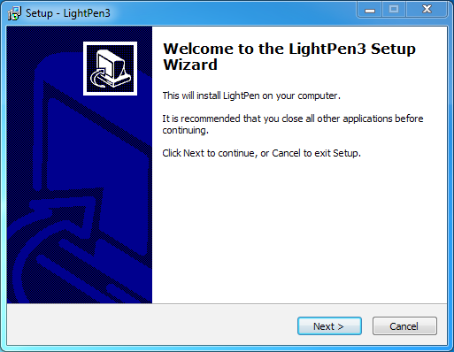 Instalacja w systemie operacyjnym Windows - oprogramowanie LightPen3 2.2 Instalacja oprogramowania LightPen 3 Krok 1: Włóż dysk CD z podręcznikiem użytkownika do stacji dysków CD.