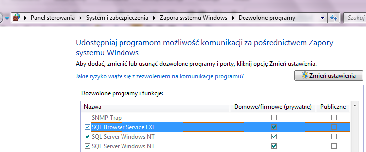 S t r n a 20 W nwszych systemach peracyjnych (Windws Vista i Windws 7) przy dmyślnych ustawieniach systemu mgą się pjawić prblemy z kmunikacją