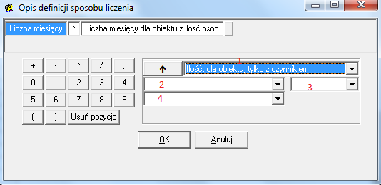 2.1.2 Modyfikacja wzorów Aby wprowadzone w kroku wcześniejszym przedziały zaczęły działać, należy stworzyć nowy sposób liczenia.