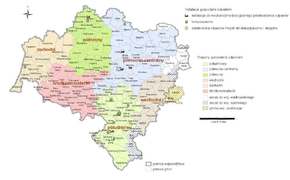 Planowane potencjalne regionalne