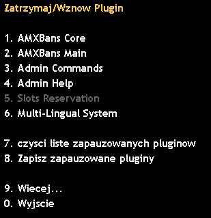5. [Ustawienia Statystyk] Tutaj natomiast, możemy jak widać, skorzystać z statystyk serwera, pokazując np. najlepszego gracza Rundy, Wynik Gry itp. 6.