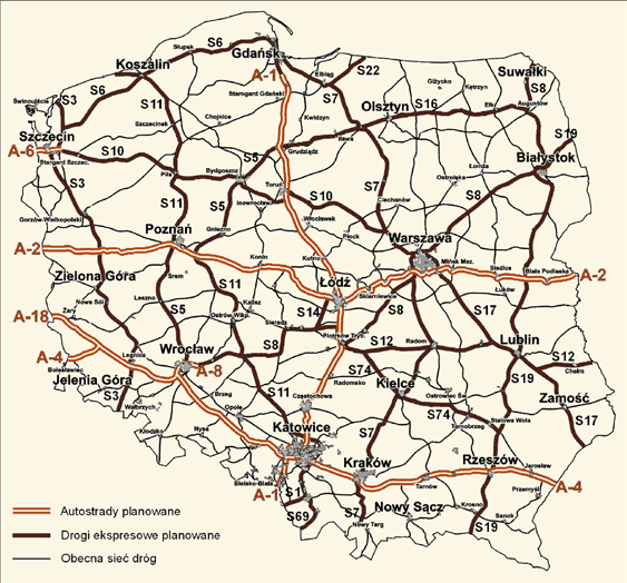 Zagrożenia przyrodnicze 98 kolizji z obszarami Natura 2000 na łącznej długości 300 km 81