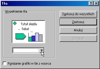 3) Aby zmienić kolor wchodzący w skład schematu koloru, kliknij jeden z ośmiu kolorów ukazanych pod pozycją Automatyczny.