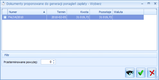 Podręcznik Użytkownika systemu Comarch OPT!MA Str. 71 Rys.