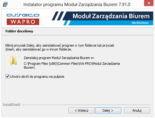 1. Instalacja oprogramowania Niniejsza instrukcja przeznaczona jest dla użytkownika, który pracuje na oprogramowaniu finansowo księgowym w biurze rachunkowym.