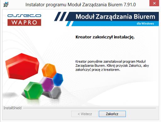 Kreator Instalacji 4 Po zakończeniu instalacji i zamknięciu kreatora, użytkownik może już uruchomić aplikację za pomocą utworzonego na pulpicie skrótu - ikona lub menu Start systemu Windows. 2.