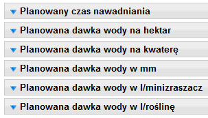 Aplikacja wykonuje takie same obliczenia jak ta dedykowana systemom kroplowym.