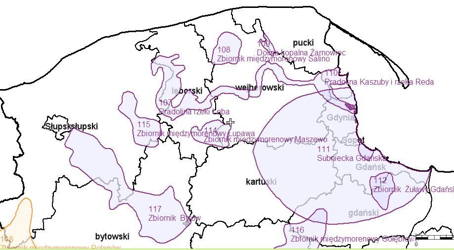 Źródła, rodzaj i postać danych Źródło danych: Państwowa Służba Hydrogeologiczna 2) Internetowe źródła danych