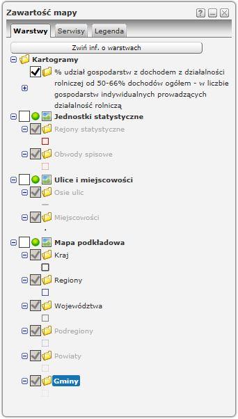 Zakładka Menu cd.