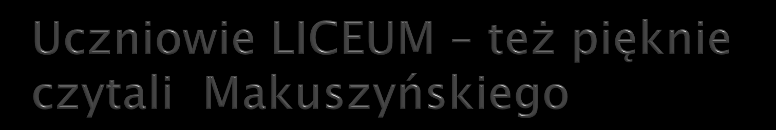 W Powiatowym Konkursie Pięknego Czytania wyróżnienie