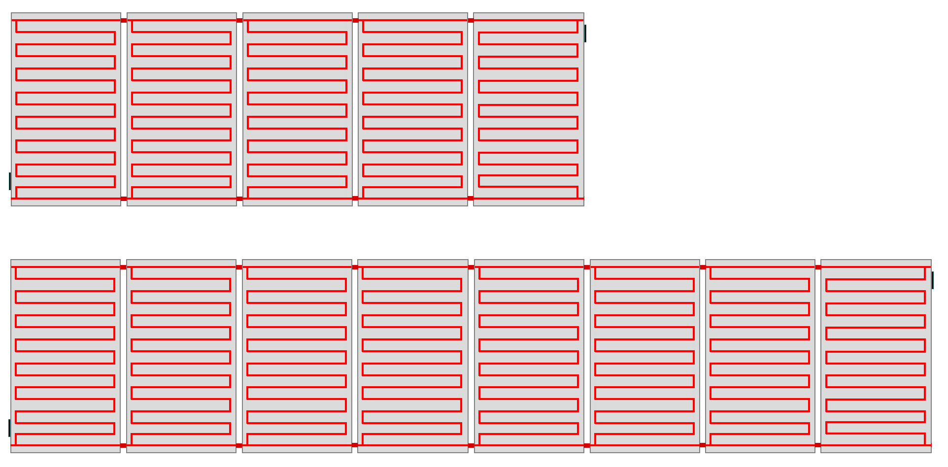 5. Podstawowe wymagania techniczne dla instalacji solarnej Możliwości podłączenia kolektorów słonecznych Możliwość wpięcia kolektorów