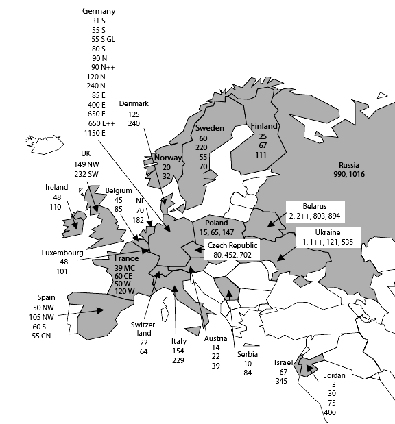 Gospodarstwa mleczne w Europie organizacja i efektywność 341 Jak wynika z prezentowanych na rysunku 2 danych, w Europie typowe gospodarstwa, zajmujące się produkcją mleka są dość zróżnicowane pod