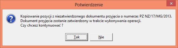 4. Po ustaleniu parametrów użytkownik klika przycisk Wybierz".