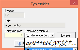 Etykiety regałowe - możliwość ustalania czcionki W nowej wersji ihurt etykiety regałowe zostały rozbudowane o możliwość ustalania czcionki jaka będzie stosowana przy wydruku etykiety - osobno dla