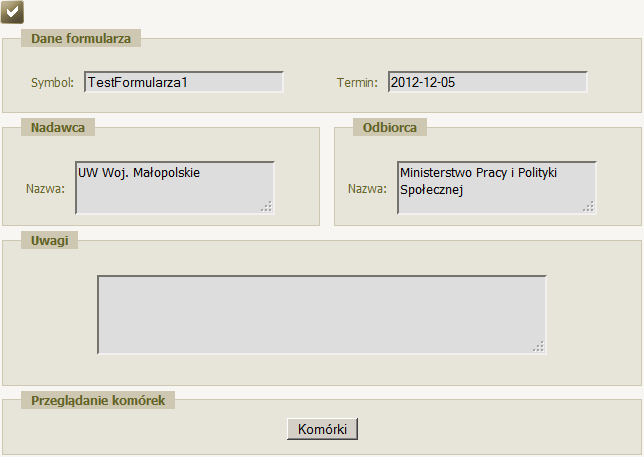 Sprawozdania jednorazowe Wybranie ikony Przeglądanie dla sprawozdania zbiorczego spowoduje pojawienie się informacji o sprawozdaniach gminnych i powiatowych lub wojewódzkich, które zostały scalone w