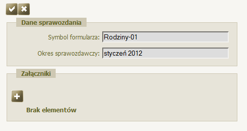 Sprawozdania jednorazowe W sekcji Załączniki wskazujemy, które sprawozdania jednostek podległych mają zostać dołączone do tworzonego pliku PDF.