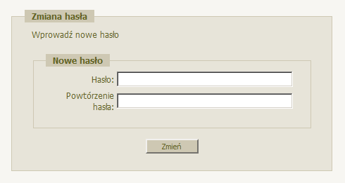 Informacje ogólne Zmiana hasła W głównym oknie systemu możemy zmienić hasło użytkownika, wybierając ikonę i w oknie "Parametry użytkownika" podając nowe hasło.