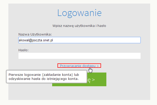 Pierwsze logowanie do dziennika elektronicznego Zespołu Szkół Ogólnokształcących w Rawie Mazowieckiej Krok 1 Uczniowie ZSO w Rawie Mazowieckiej logują się do e-dziennika e-mailem podanym w trakcie